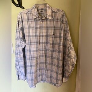 Men’s Large Lactose plaid shirt